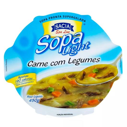 Sopa Sacia light carne com legumes 450g - Imagem em destaque