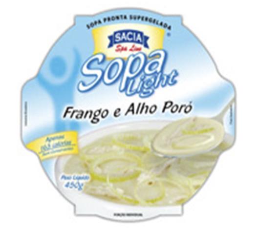 Sopa Sacia light frango/alho poró 450g - Imagem em destaque