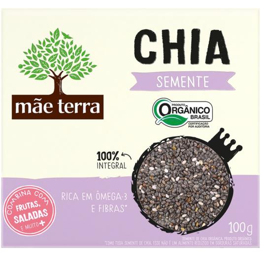 Semente de Chia mãe terra Orgânico 100 GR - Imagem em destaque