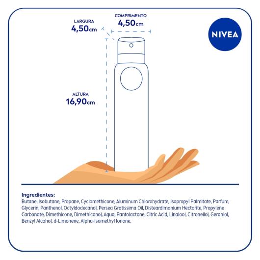 Desodorante Antitranspirante Aerosol Nivea Protect & Care 150ml - Imagem em destaque