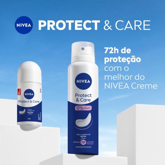 Desodorante Antitranspirante Aerosol Nivea Protect & Care 150ml - Imagem em destaque