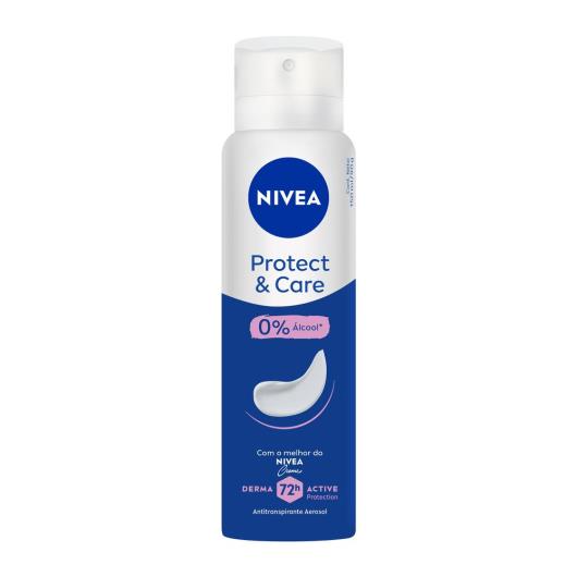 Desodorante Antitranspirante Aerosol Nivea Protect & Care 150ml - Imagem em destaque