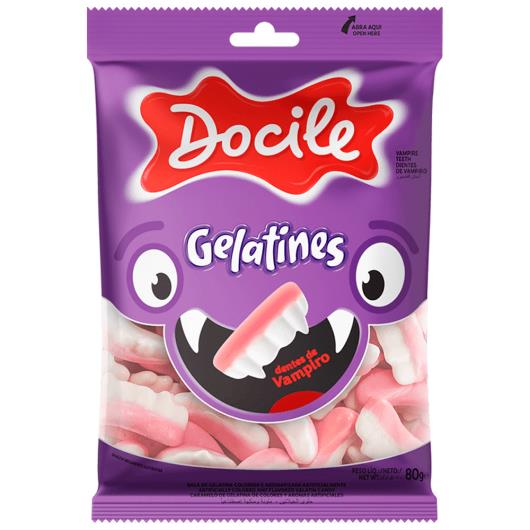 Bala de Gelatina Docile Dentes de Vampiro 80g - Imagem em destaque