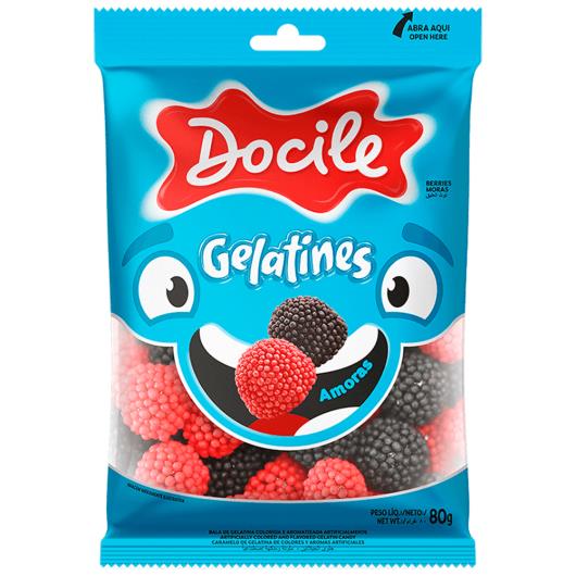 Bala de gelatina Amoras Docile 80g - Imagem em destaque