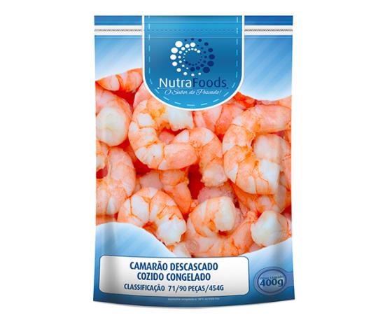 Camarão Nutra Foods descascado cozido 71/90 400g - Imagem em destaque