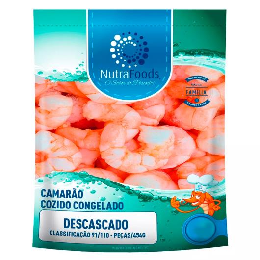 Camarão Nutrafoods descascado cozido 91/110 400g - Imagem em destaque