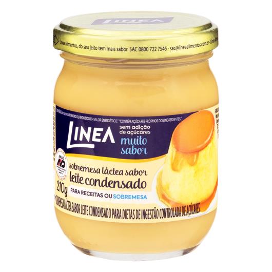 Sobremesa láctea zero leite condesado Linea 210g - Imagem em destaque