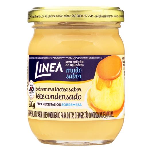 Sobremesa láctea zero leite condesado Linea 210g - Imagem em destaque