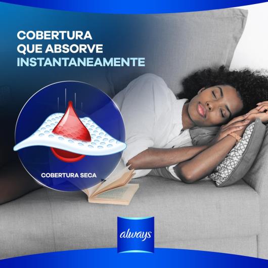 Absorvente Always Noites Tranquilas Seca com abas 16 Unidades - Imagem em destaque