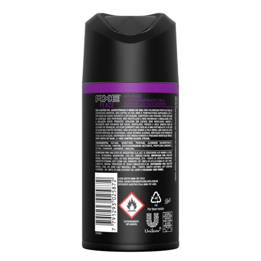 Desodorante Aerosol AXE Peace 152ml - Imagem em destaque