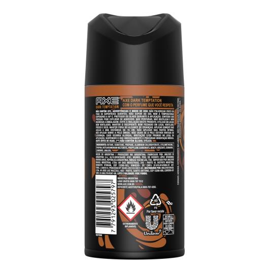 Desodorante Body Spray Aerosol Axe Dark Temptation 150ml - Imagem em destaque