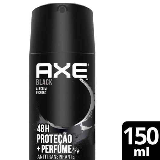 Desodorante Antitranspirante Aerosol Seco Axe Black 152ml - Imagem em destaque