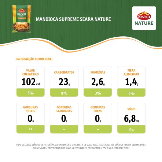 Mandioca Seara Supreme Nature 600g - Imagem em destaque