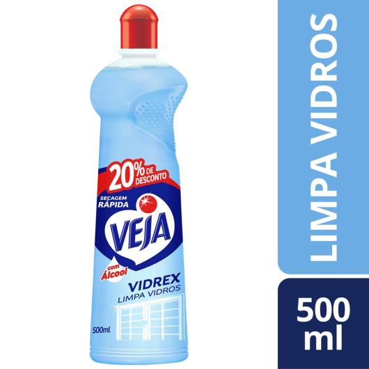 Limpa Vidros Veja Vidrex Tradicional 20% de Desconto 500ml - Imagem em destaque