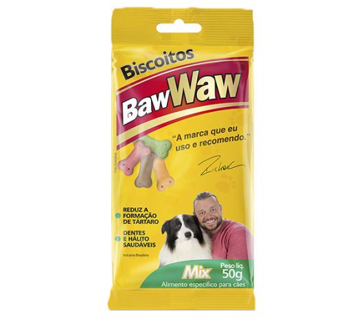 Alimento para cães Baw Waw biscoito mix 50g - Imagem em destaque