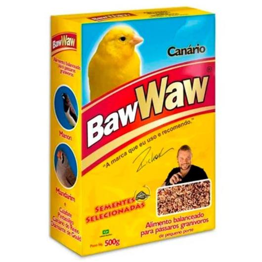 Ração Baw Waw Para Aves Canário 500g - Imagem em destaque