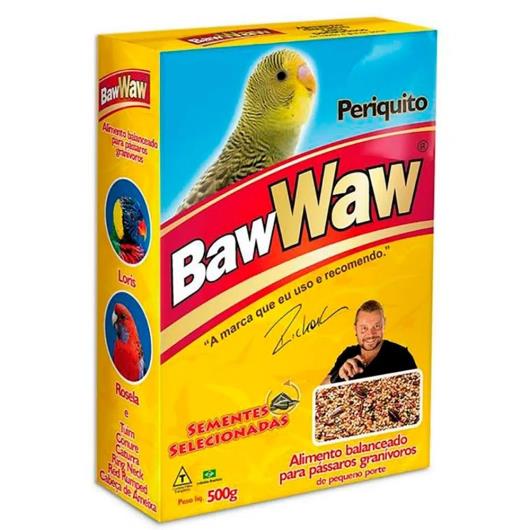 Ração Baw Waw para pássaros pequeno porte Periquito 500g - Imagem em destaque
