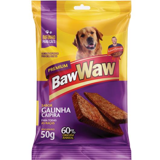 Bifinho Baw Waw galinha caipira 50g - Imagem em destaque