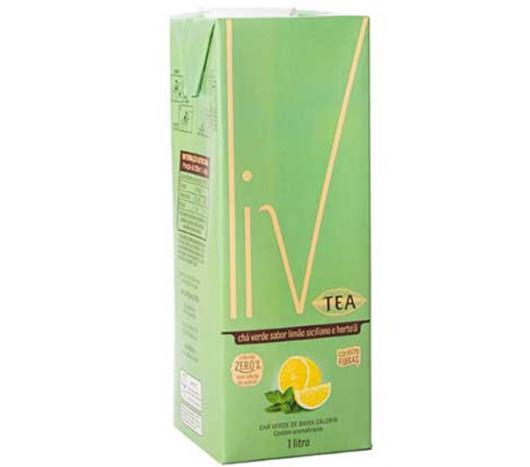 Chá verde Liv tea limão siciliano hortelã 1L - Imagem em destaque