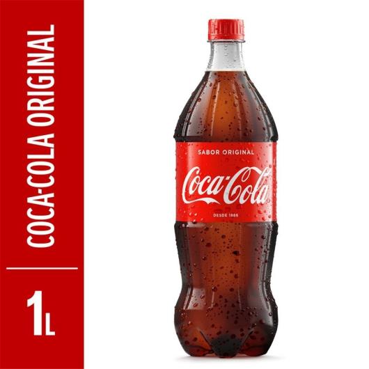 Refrigerante Coca-Cola Original PET 1L - Imagem em destaque