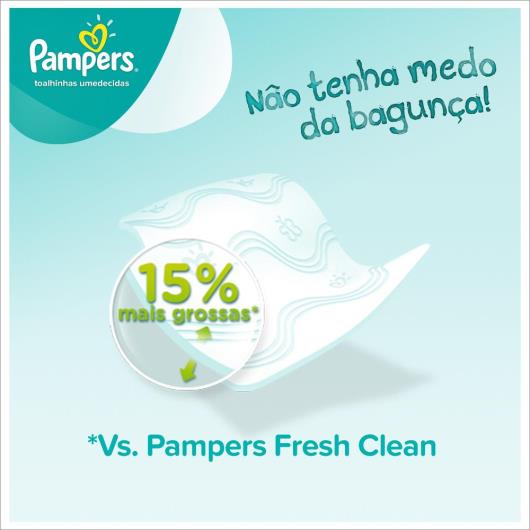 Lenço umedecido Pampers sensitive com tampa 56 unids. - Imagem em destaque