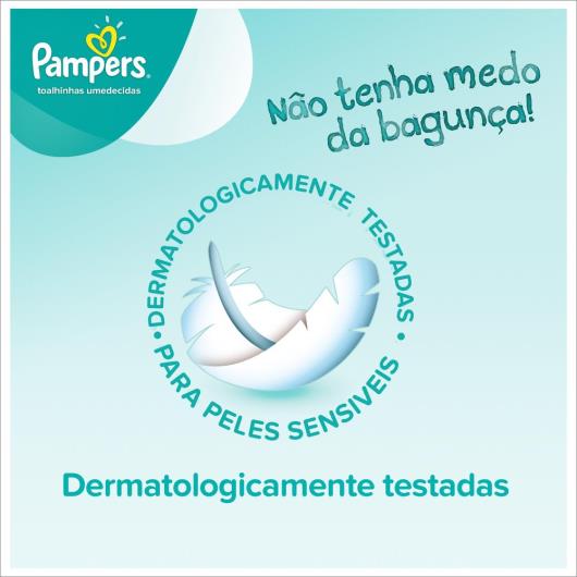 Lenço umedecido Pampers sensitive com tampa 56 unids. - Imagem em destaque