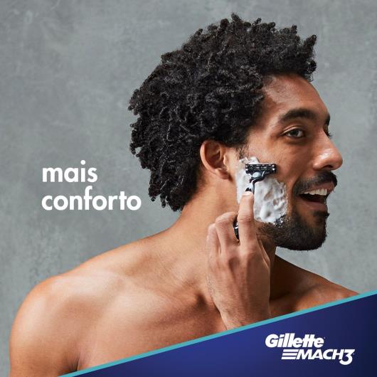 Aparelho de Barbear Gillette Mach3 + 2 Cargas - Imagem em destaque