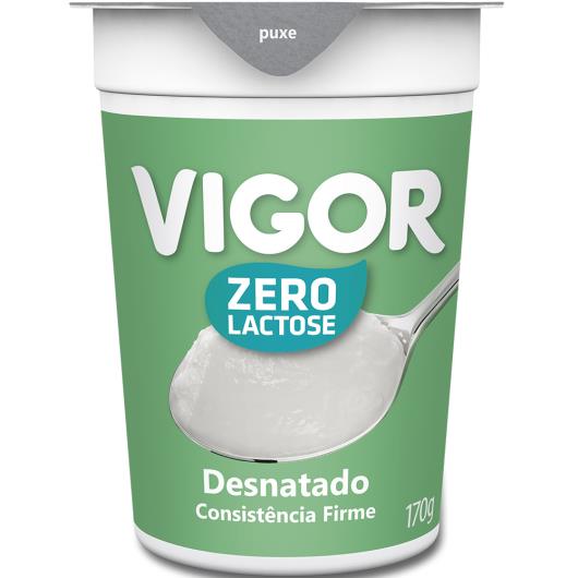 Iogurte Vigor natural desnatado zero lactose 170g - Imagem em destaque