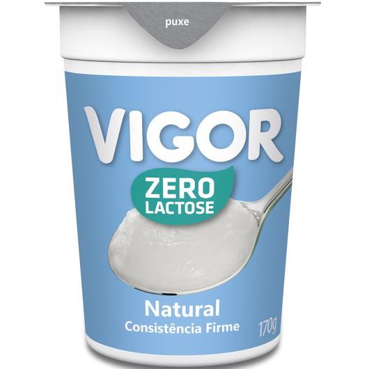 Iogurte Vigor natural  zero lactose 170g - Imagem em destaque