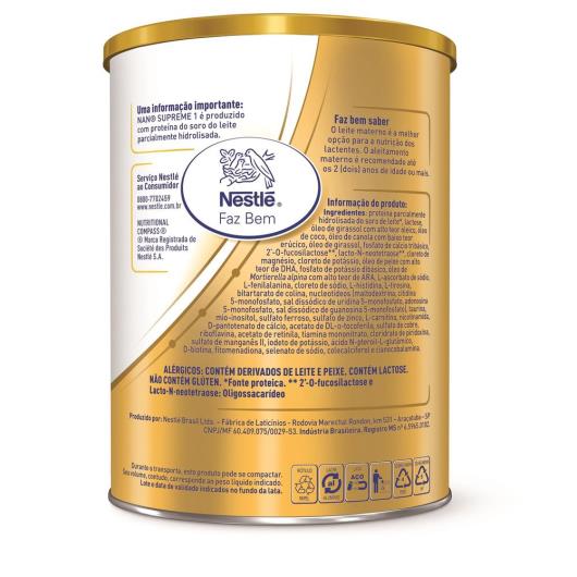 Fórmula Infantil para Lactentes Nestlé Nan Supreme 1 Lata 800g - Imagem em destaque
