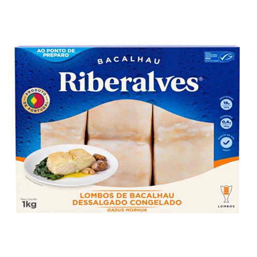 Lombo de Bacalhau Riberalves Dessalgado Congelado 1kg - Imagem em destaque