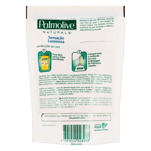 Sabonete Líquido Sensação Luminosa Palmolive Naturals Sachê 200ml - Imagem em destaque