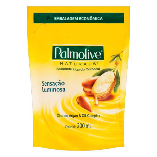 Sabonete Líquido Sensação Luminosa Palmolive Naturals Sachê 200ml - Imagem em destaque