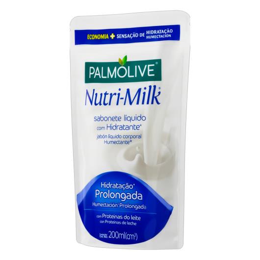 Sabonete Líquido Hidratante Palmolive Nutri-Milk Sachê 200ml Refil - Imagem em destaque