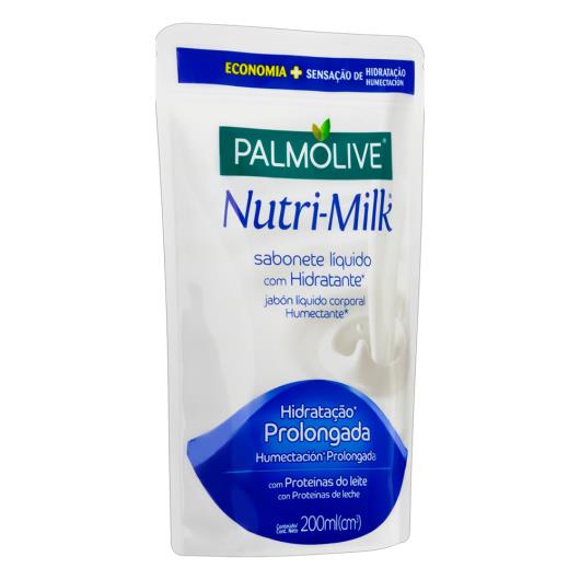 Sabonete Líquido Hidratante Palmolive Nutri-Milk Sachê 200ml Refil - Imagem em destaque