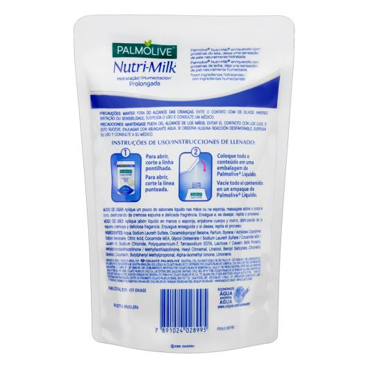 Sabonete Líquido Hidratante Palmolive Nutri-Milk Sachê 200ml Refil - Imagem em destaque