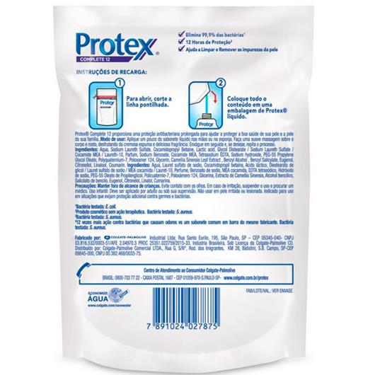 Sabonete Líquido Antibacteriano Protex Complete 12 200ml - Imagem em destaque