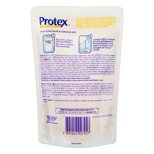 Sabonete Líquido Antibacteriano Protex Nutri Protect Vitamina E Sachê 200ml Refil - Imagem em destaque