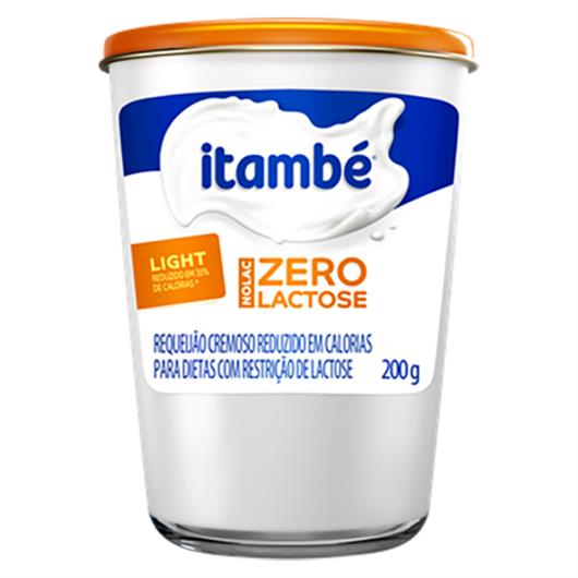 Requeijão Cremoso Light Zero Lactose Itambé Nolac Copo 200g - Imagem em destaque