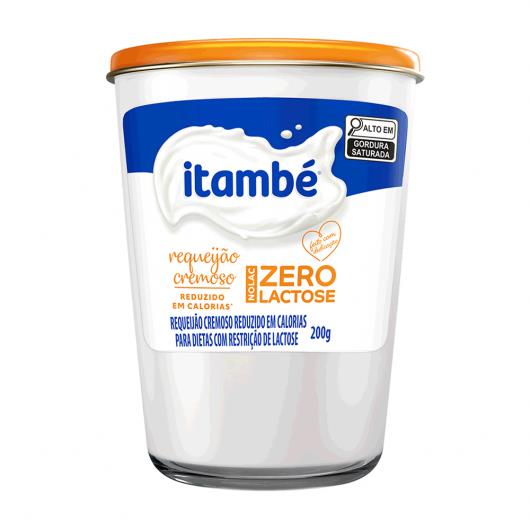 Requeijão Cremoso Light Zero Lactose Itambé Nolac Copo 200g - Imagem em destaque