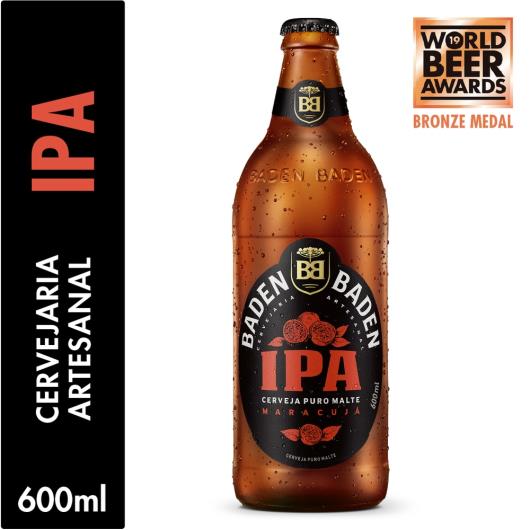 Cerveja Baden Baden American IPA Puro Malte Garrafa 600ml - Imagem em destaque