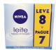 Sabonete Nivea  hidratante leite 8x90g leve 8 pague 7 720g - Imagem 1492489.jpg em miniatúra