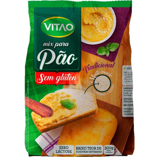 Mix para pão tradicional sem glúten Vitao 300g - Imagem em destaque