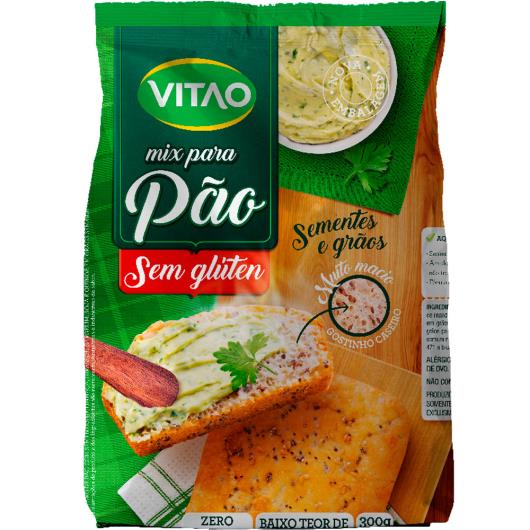 Mix para pão com sementes e grãos sem glúten Vitao 300g - Imagem em destaque