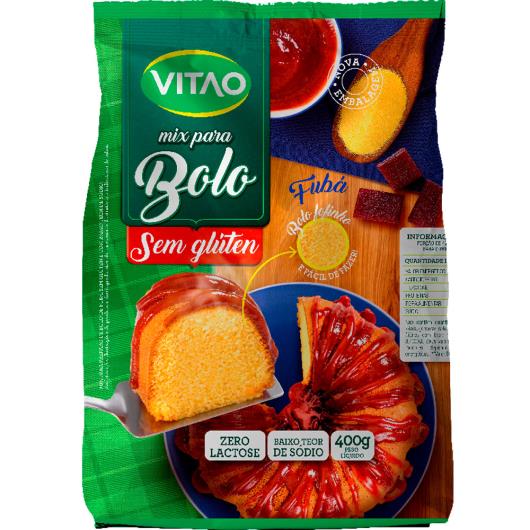 Mix para bolo sabor fubá sem glúten Vitao 400g - Imagem em destaque