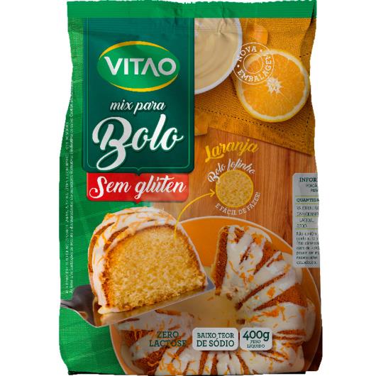 Mix para bolo sabor laranja sem glúten Vitao 400g - Imagem em destaque