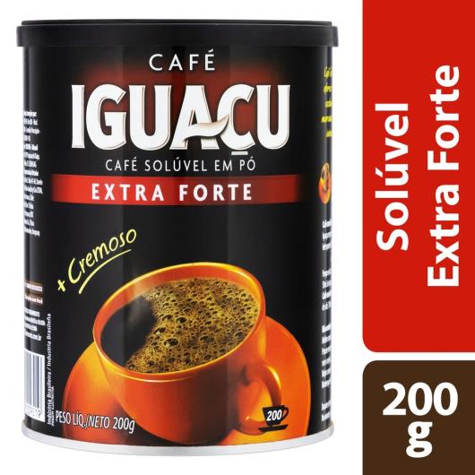 Café Solúvel Iguaçu Extra Forte em Pó Lata 200G - Imagem em destaque