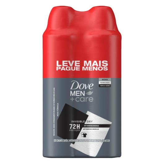 Oferta Desodorante Antitranspirante Aerosol Dove Men+Care Invisible Dry 2 X 150ML - Imagem em destaque