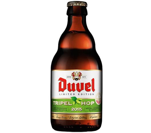 Cerveja tripel hop Duvel long neck 330ml - Imagem em destaque