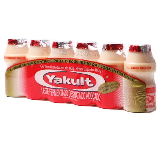 Leite fermentado Yakult 6x80g - Imagem em destaque